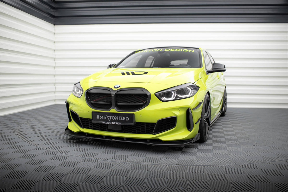 Splitter delantero Street Pro + flaps para BMW 1 M-Pack / M135i / 128ti F40