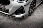 Splitter delantero Street Pro + flaps para BMW 2 Coupe M-Pack / M240i G42