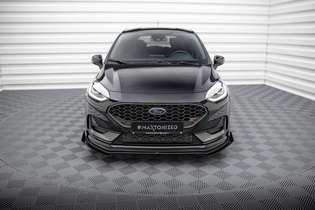 Splitter delantero Street Pro + flaps para Ford Fiesta ST Mk8 Facelift