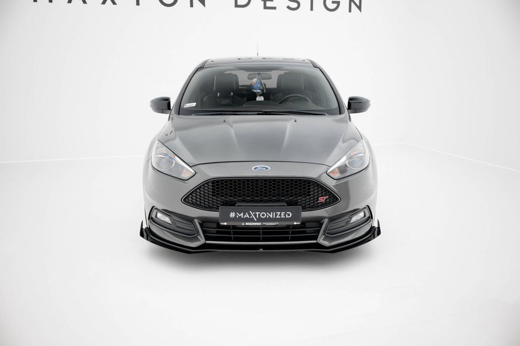 Splitter delantero Street Pro + flaps para Ford Focus ST Mk3 Facelift