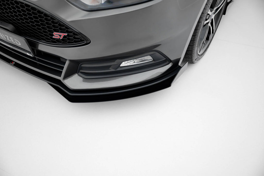 Splitter delantero Street Pro + flaps para Ford Focus ST Mk3 Facelift