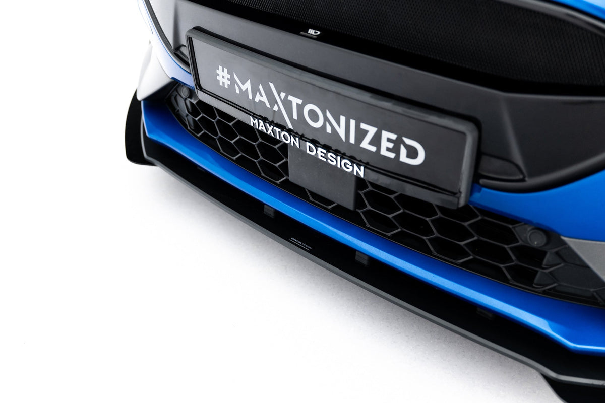 Splitter delantero Street Pro + flaps para Ford Focus ST / ST-Line Mk4