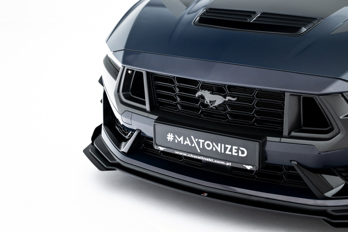 Splitter delantero Street Pro + flaps para Ford Mustang Dark Horse Mk7