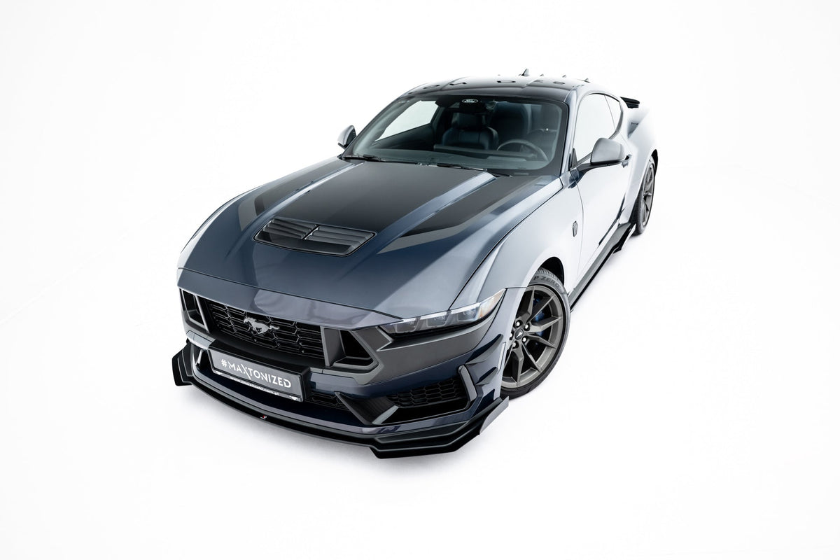 Splitter delantero Street Pro + flaps para Ford Mustang Dark Horse Mk7