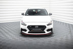Splitter delantero Street Pro + flaps para Hyundai I30 N Mk3 Hatchback / Fastback