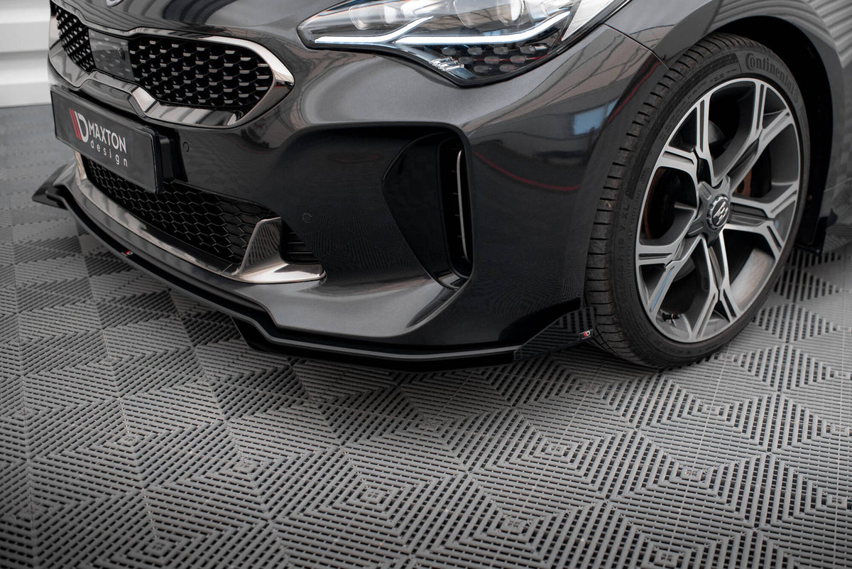 Splitter delantero Street Pro + flaps para Kia Stinger GT / GT-Line / Standard Mk1