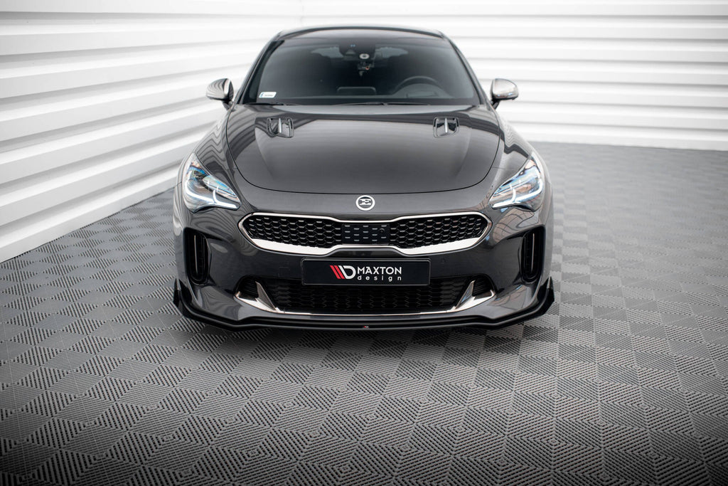 Splitter delantero Street Pro + flaps para Kia Stinger GT / GT-Line / Standard Mk1