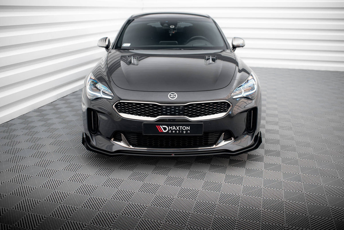 Splitter delantero Street Pro + flaps para Kia Stinger GT / GT-Line / Standard Mk1