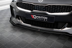 Splitter delantero Street Pro + flaps para Kia Stinger GT / GT-Line / Standard Mk1