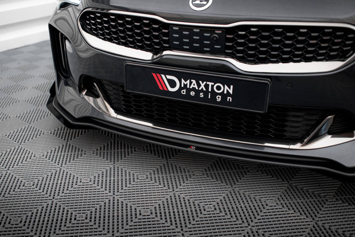 Splitter delantero Street Pro + flaps para Kia Stinger GT / GT-Line / Standard Mk1