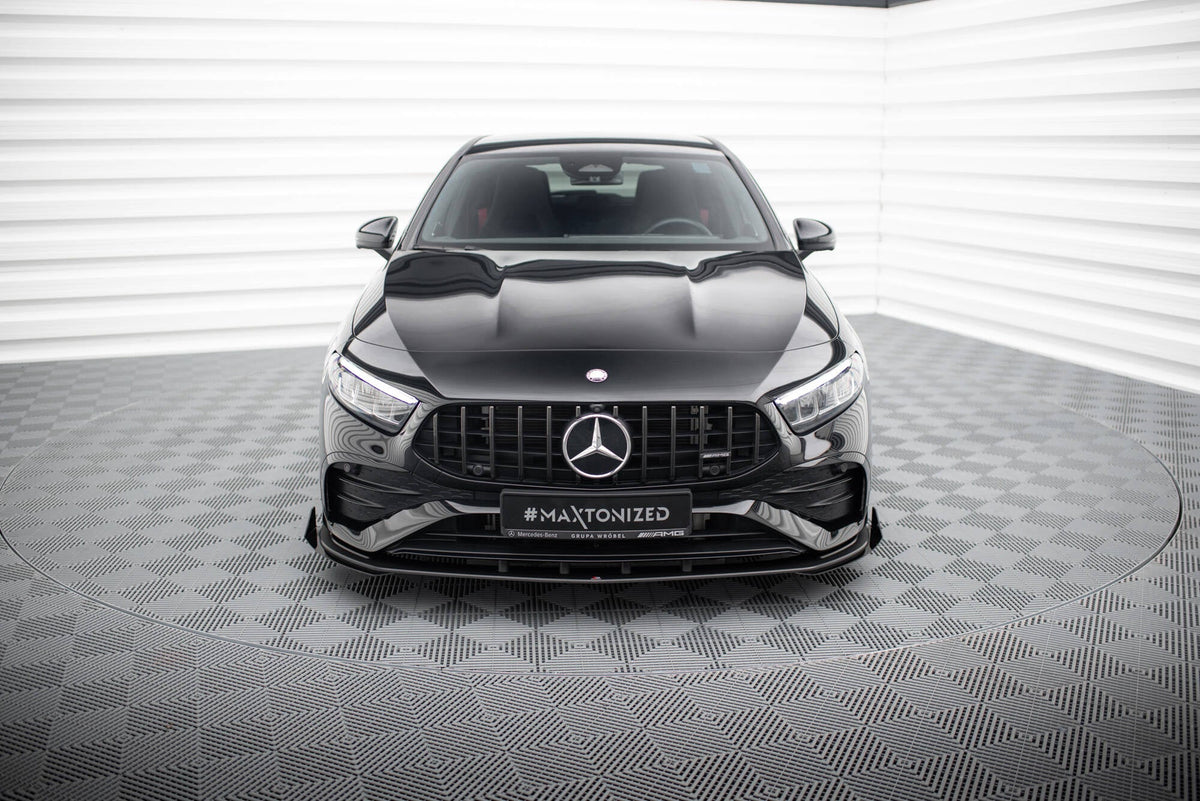 Splitter delantero Street Pro + flaps para Mercedes-AMG A35 W177 Facelift