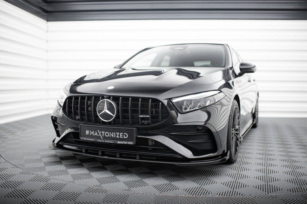 Splitter delantero Street Pro + flaps para Mercedes-AMG A35 W177 Facelift