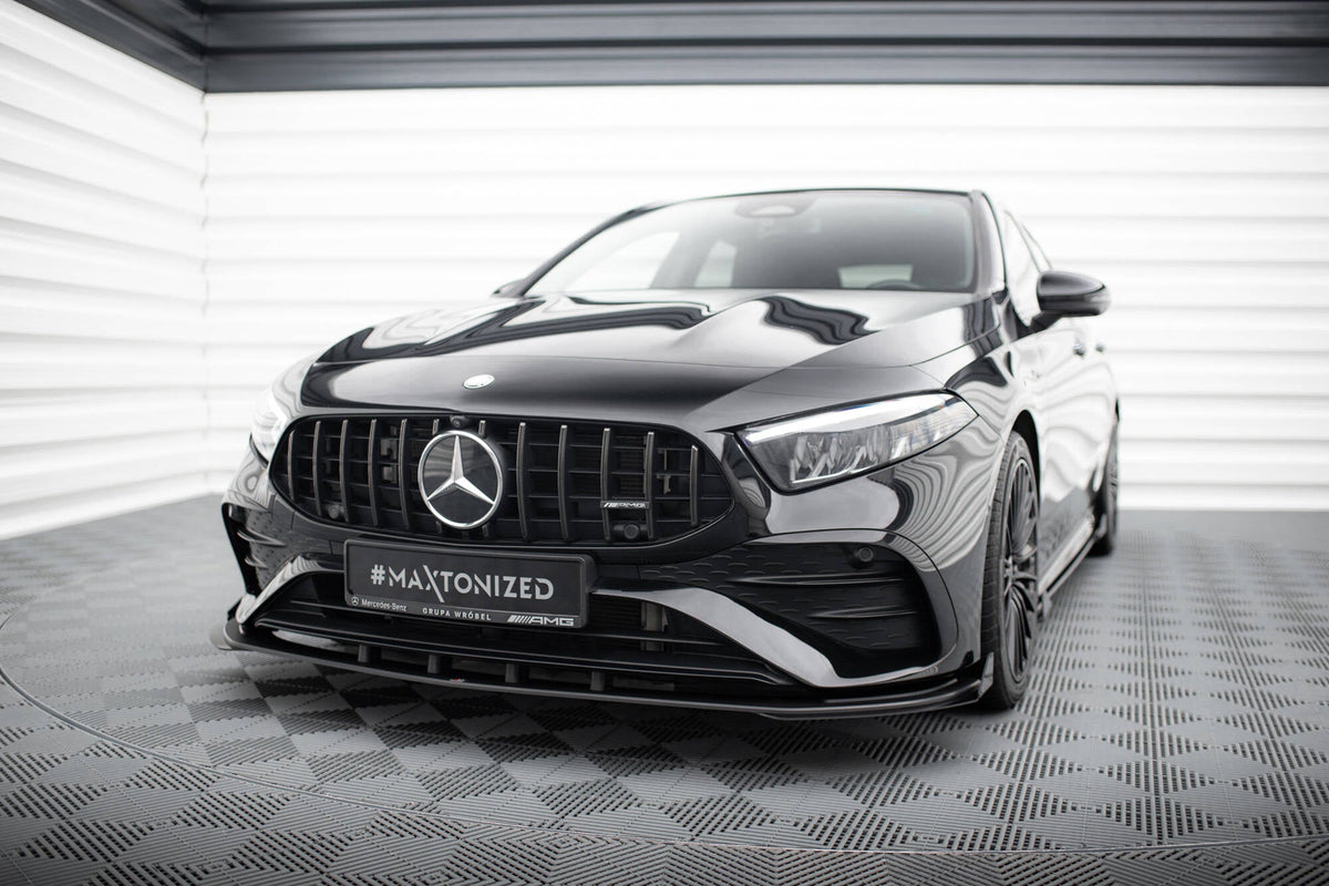 Splitter delantero Street Pro + flaps para Mercedes-AMG A35 W177 Facelift