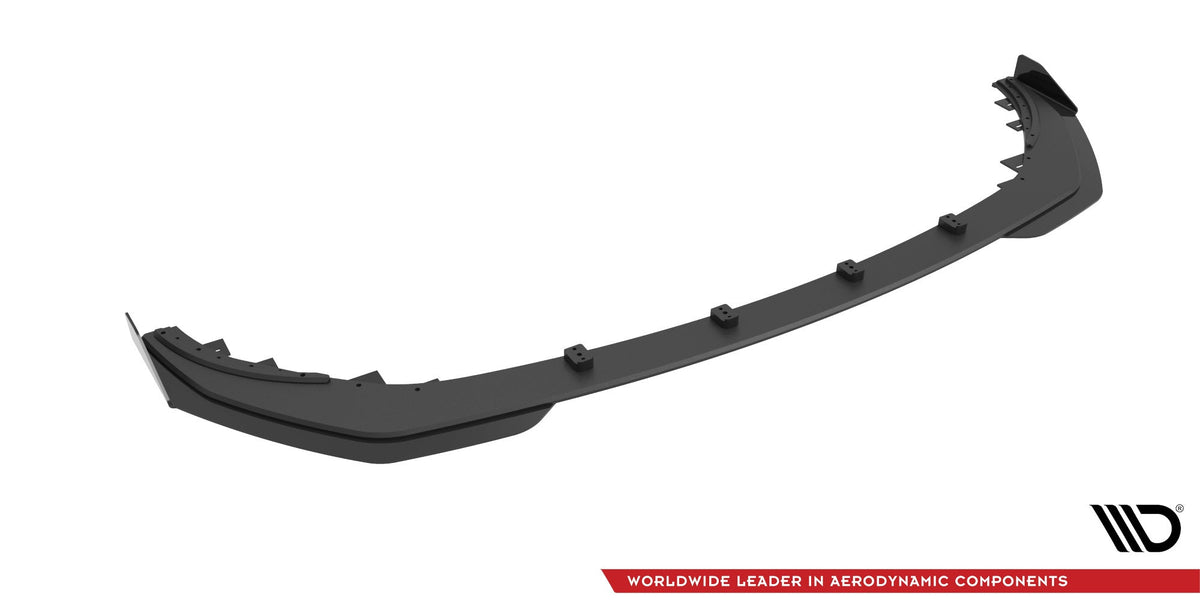 Splitter delantero Street Pro + flaps para Mercedes-AMG C43 Coupe / Cabrio C205 Facelift / A205 Facelift