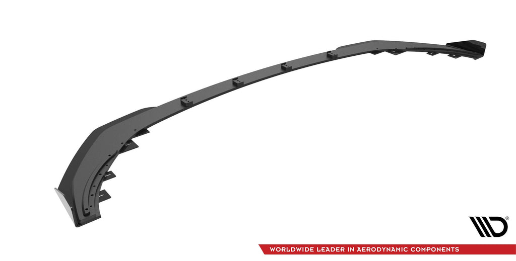 Splitter delantero Street Pro + flaps para Mercedes-AMG C43 Coupe / Cabrio C205 Facelift / A205 Facelift