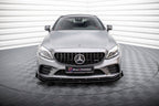 Splitter delantero Street Pro + flaps para Mercedes-AMG C43 Coupe / Cabrio C205 Facelift / A205 Facelift