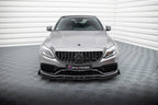 Splitter delantero Street Pro + flaps para Mercedes-AMG C63 Sedan / Estate W205 Facelift