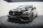 Splitter delantero Street Pro + flaps para Mercedes-AMG CLA 45 Aero C117 Facelift