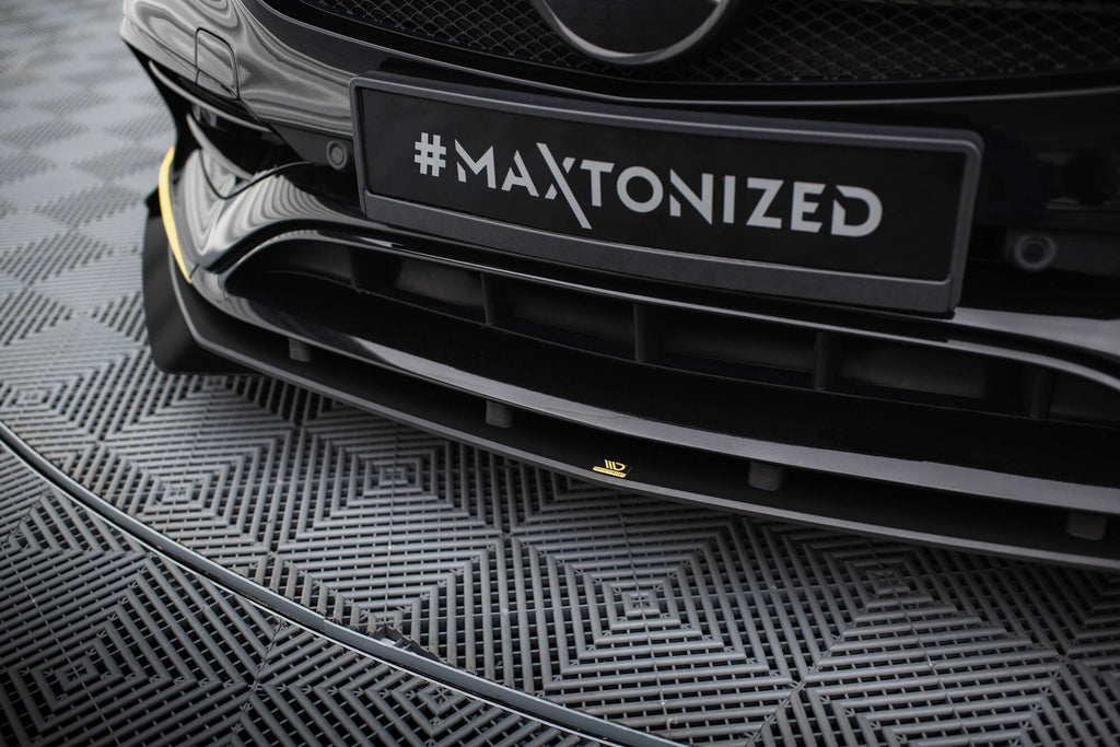 Splitter delantero Street Pro + flaps para Mercedes-AMG CLA 45 Aero C117 Facelift