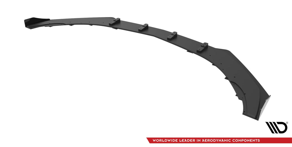 Splitter delantero Street Pro + flaps para Mercedes-AMG CLA 45 Aero C117 Facelift