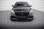 Splitter delantero Street Pro + flaps para Mercedes-Benz A AMG-Line W176 Facelift