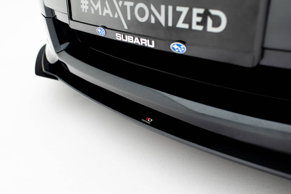 Splitter delantero Street Pro + flaps para Subaru Impreza WRX STI Mk3 Facelift