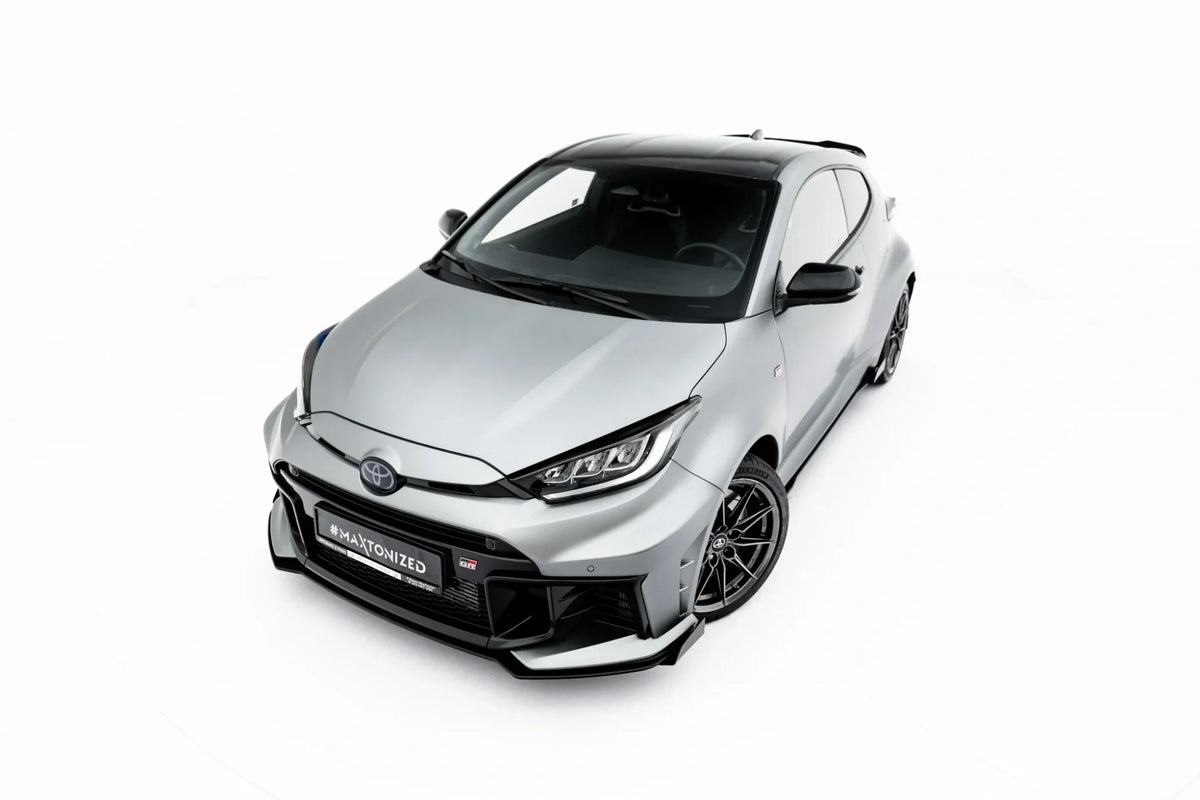 Splitter delantero Street Pro + flaps para Toyota GR Yaris Mk4 Facelift