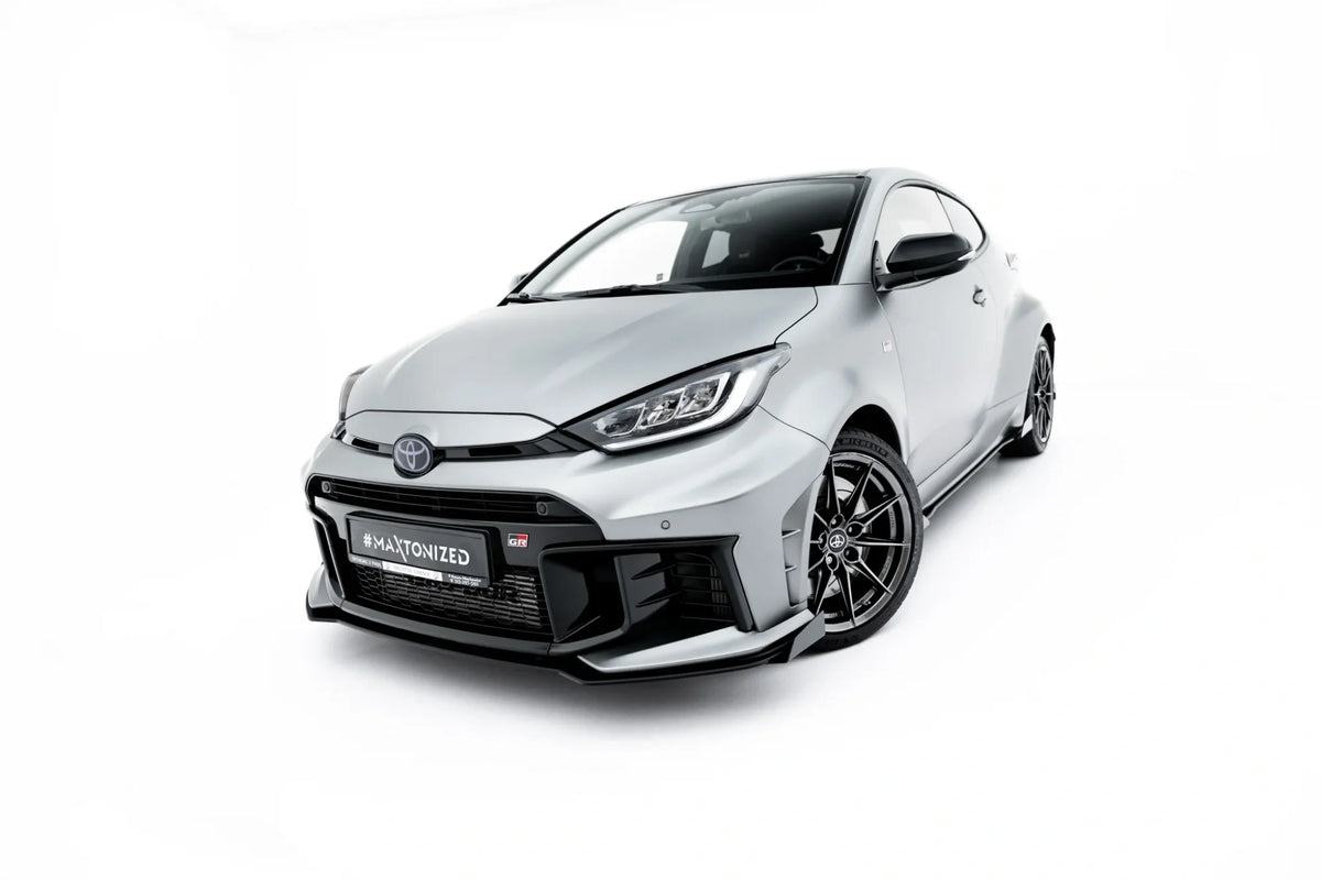 Splitter delantero Street Pro + flaps para Toyota GR Yaris Mk4 Facelift