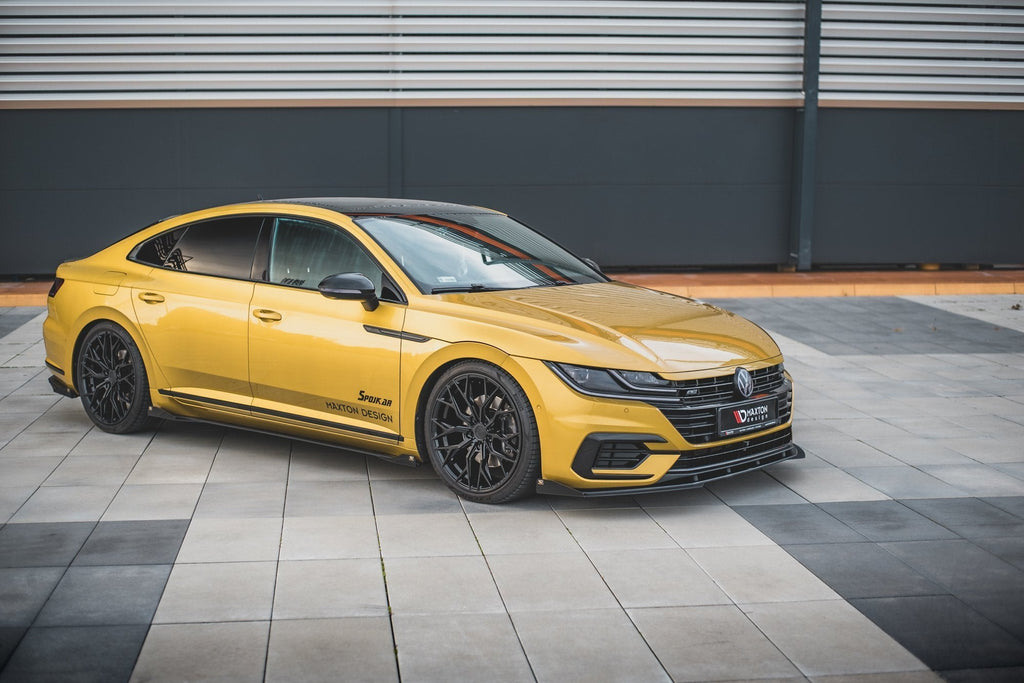 Splitter delantero Street Pro + flaps para Volkswagen Arteon R-Line Sedan / Shooting Brake Mk1