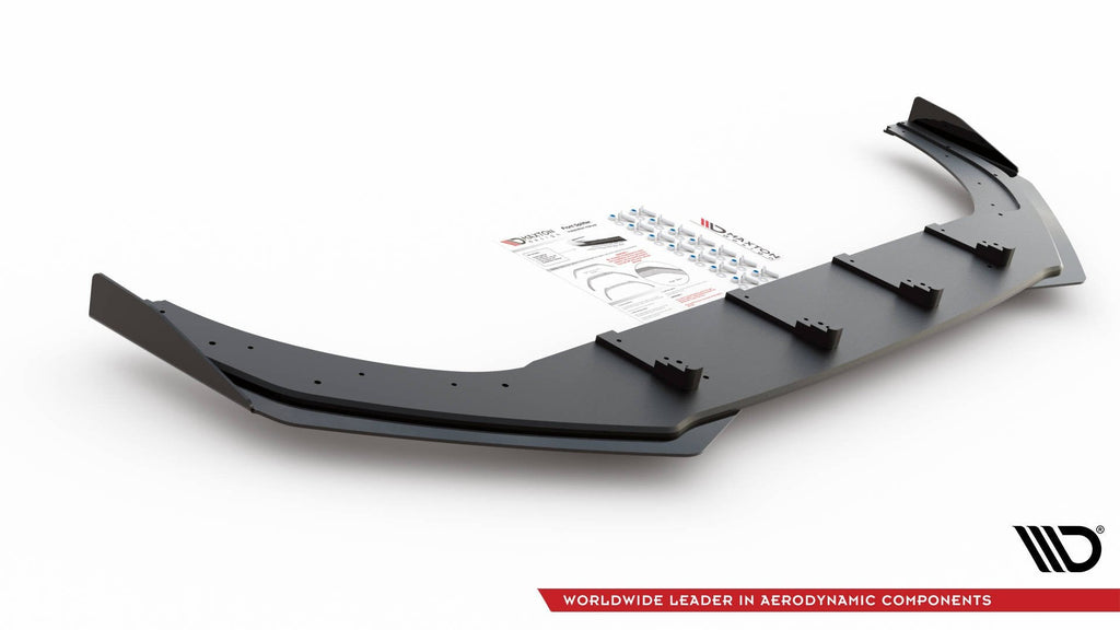 Splitter delantero Street Pro + flaps para Volkswagen Golf GTI / GTE / GTD / R-Line Mk8