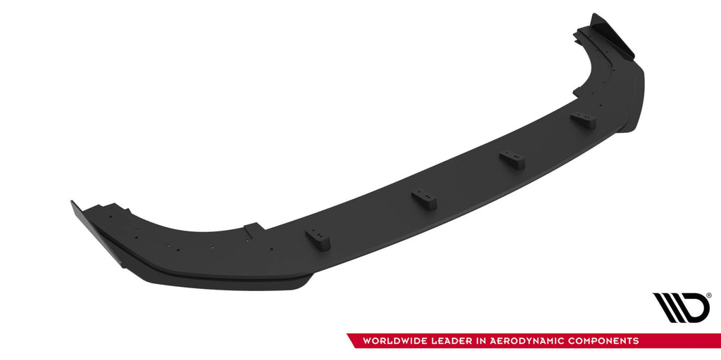 Splitter delantero Street Pro + flaps para Volkswagen Golf GTI / GTE / R-Line Mk8 Facelift