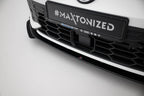Splitter delantero Street Pro + flaps para Volkswagen Golf GTI / GTE / R-Line Mk8 Facelift