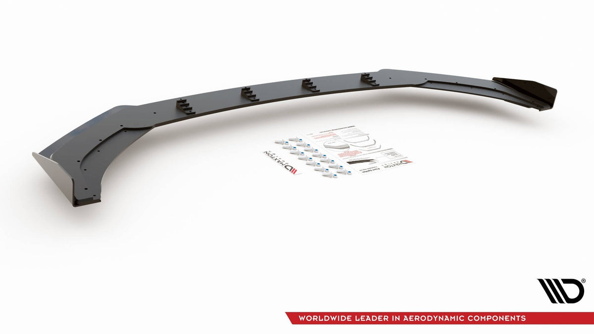Splitter delantero Street Pro + flaps para Volkswagen Polo GTI Mk6