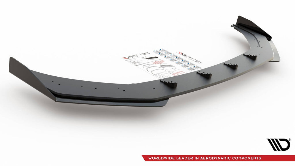 Splitter delantero Street Pro + flaps para Volkswagen Polo GTI Mk6
