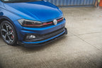 Splitter delantero Street Pro + flaps para Volkswagen Polo GTI Mk6