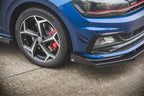 Splitter delantero Street Pro + flaps para Volkswagen Polo GTI Mk6