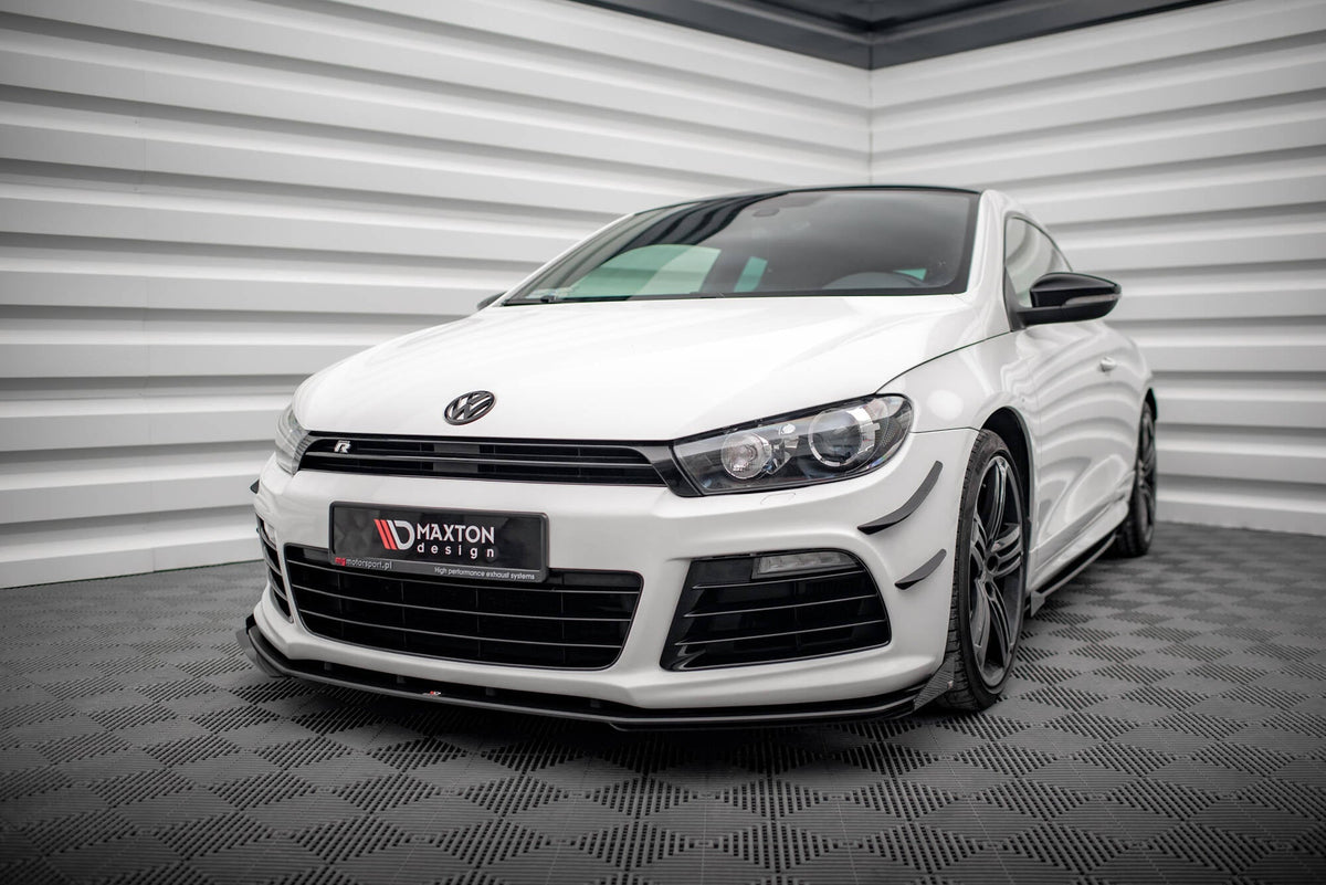 Splitter delantero Street Pro + flaps para Volkswagen Scirocco R Mk3