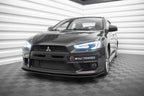 Splitter delantero Street Pro para Mitsubishi Lancer EVO X