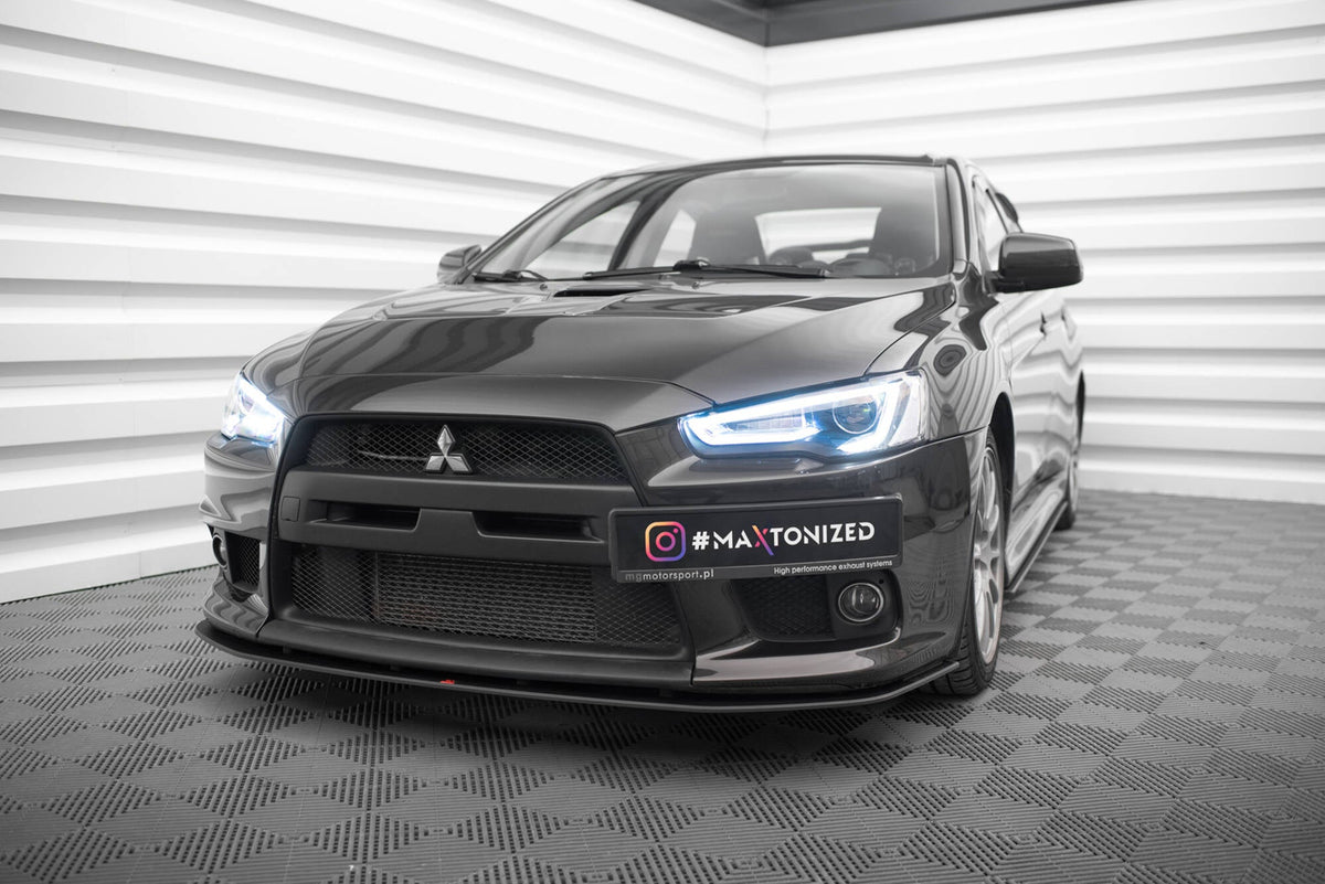 Splitter delantero Street Pro para Mitsubishi Lancer EVO X