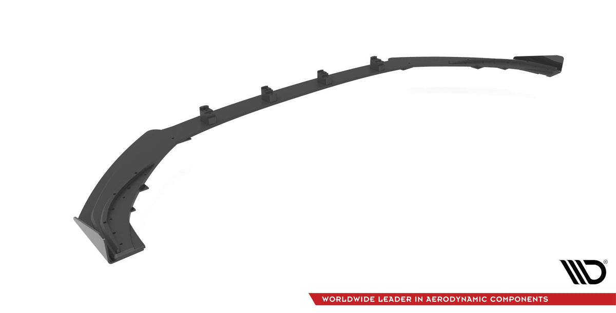 Splitter delantero Street Pro V.1 + flaps para Audi S3 / A3 S-Line Sportback 8V Facelift