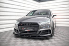Splitter delantero Street Pro V.1 + flaps para Audi S3 / A3 S-Line Sportback 8V Facelift