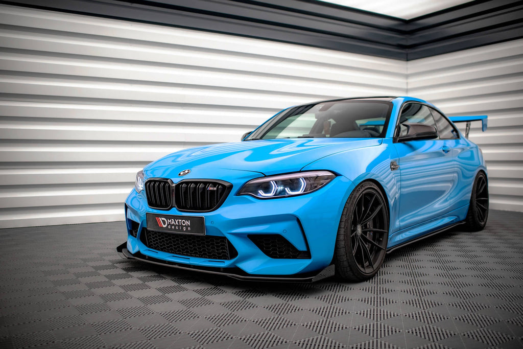 Splitter delantero Street Pro V.1 + flaps para BMW M2 Competition F87