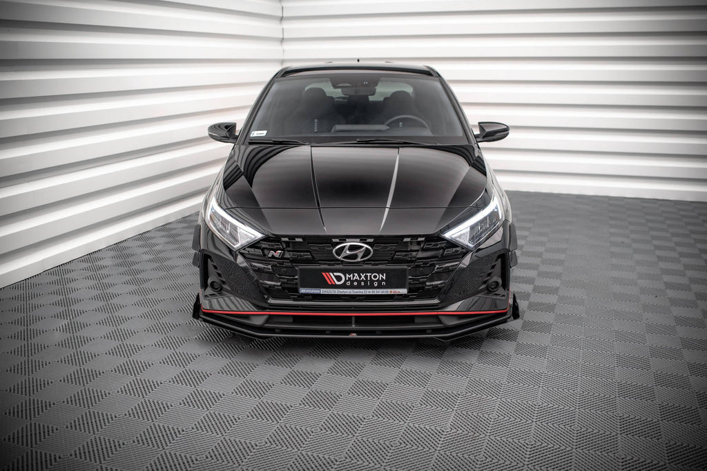 Splitter delantero Street Pro V.1 + flaps para Hyundai I20 N Mk3