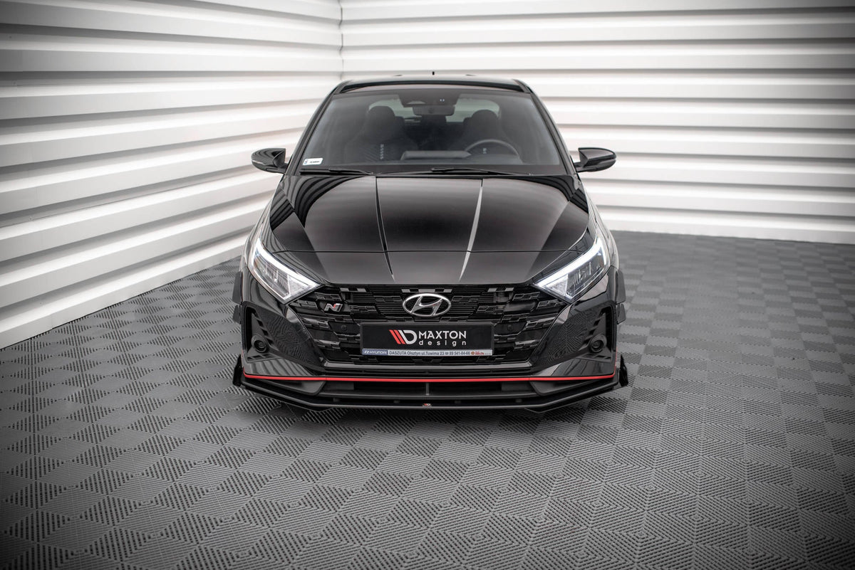 Splitter delantero Street Pro V.1 + flaps para Hyundai I20 N Mk3