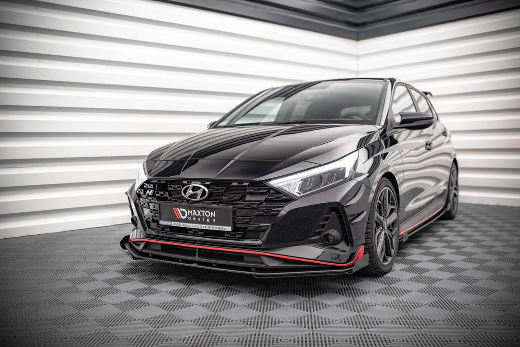 Splitter delantero Street Pro V.1 + flaps para Hyundai I20 N Mk3