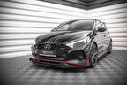 Splitter delantero Street Pro V.1 + flaps para Hyundai I20 N Mk3