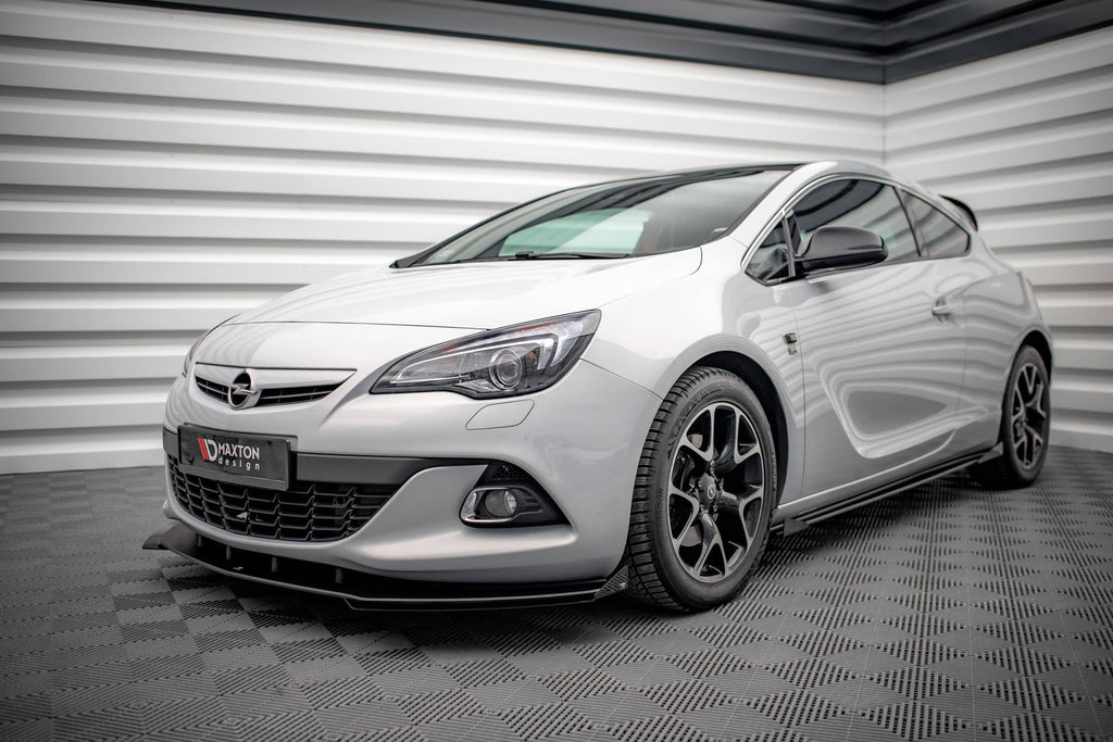 Splitter delantero Street Pro V.1 + flaps para Opel Astra GTC OPC-Line J