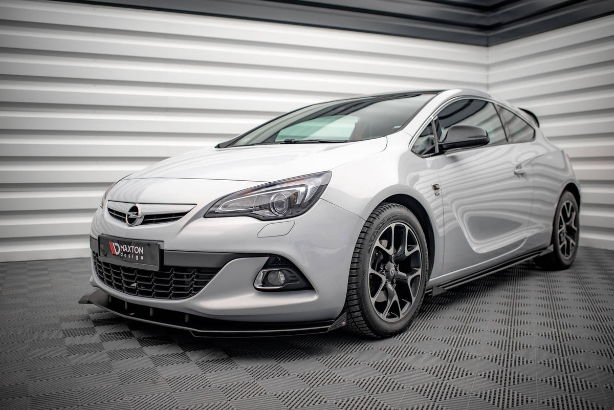 Splitter delantero Street Pro V.1 + flaps para Opel Astra GTC OPC-Line J