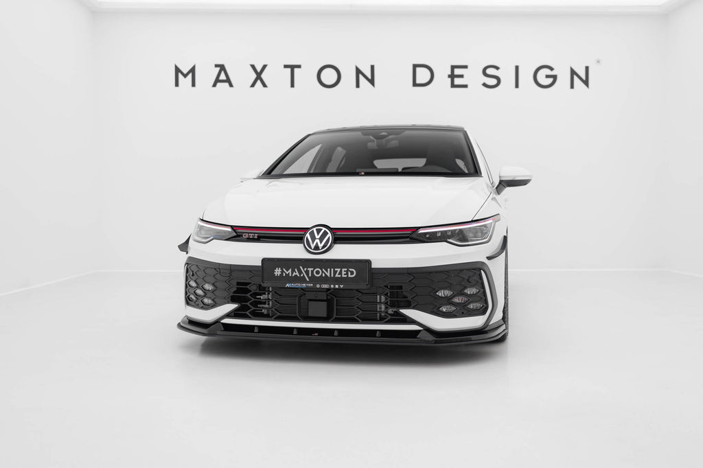 Splitter delantero Street Pro V.2 para Volkswagen Golf GTI / GTE / R-Line Mk8 Facelift