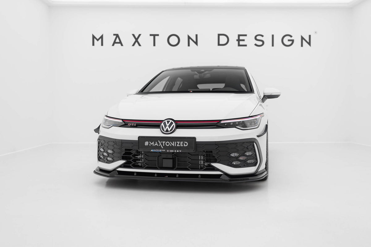 Splitter delantero Street Pro V.2 para Volkswagen Golf GTI / GTE / R-Line Mk8 Facelift
